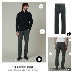Joe's Jeans The Brixton Straight And Narrow Slim Twill Stretch Pants Size 29
